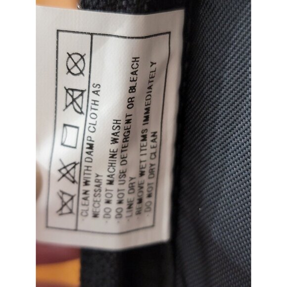 VTG Nike Acg Backpack Bioknx Black & Orange 100% Nylon Adjustable Straps - Picture 7 of 10